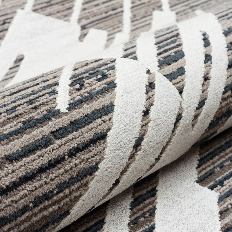 Onyx ONX10 Abstract Rugs in Grey buy online from the rug seller uk