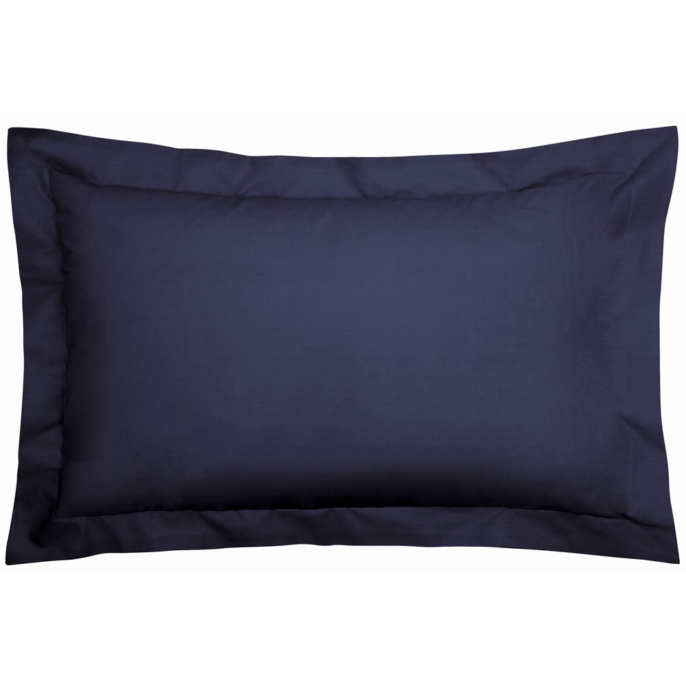 Plain Oxford Pillowcase By Bedeck of Belfast in Midnight Blue buy ...