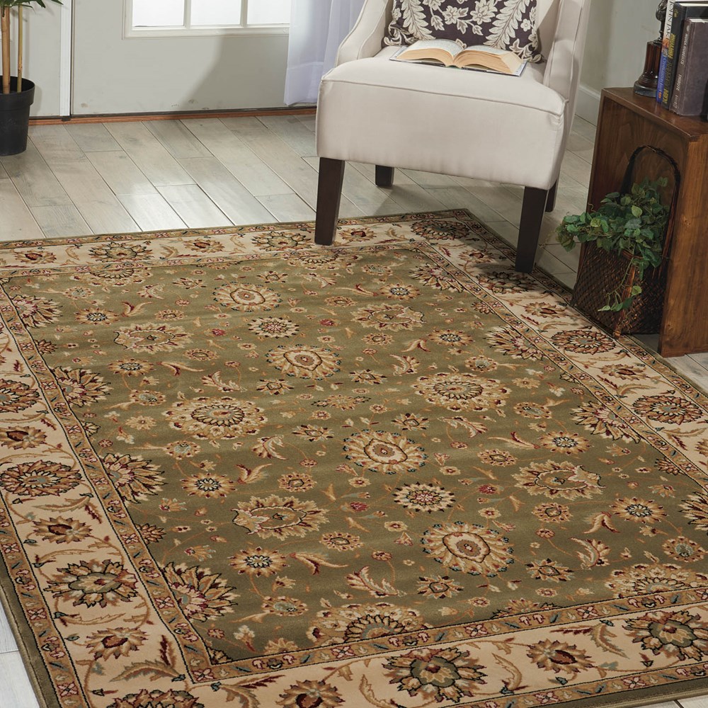 Persian Crown Rugs PC002 Green buy online from the rug seller uk