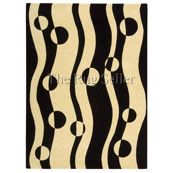 Parallels Rugs PR20 BKW Black Ivory