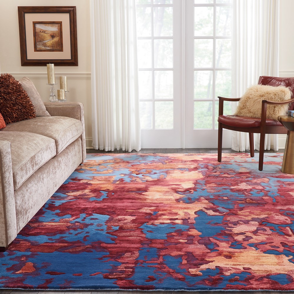 Prismatic Rugs PRS13 in Blue Flame by Nourison
