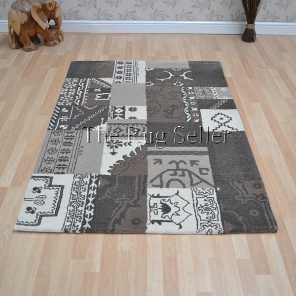 Patchwork PW03 Natural Wool Rugs