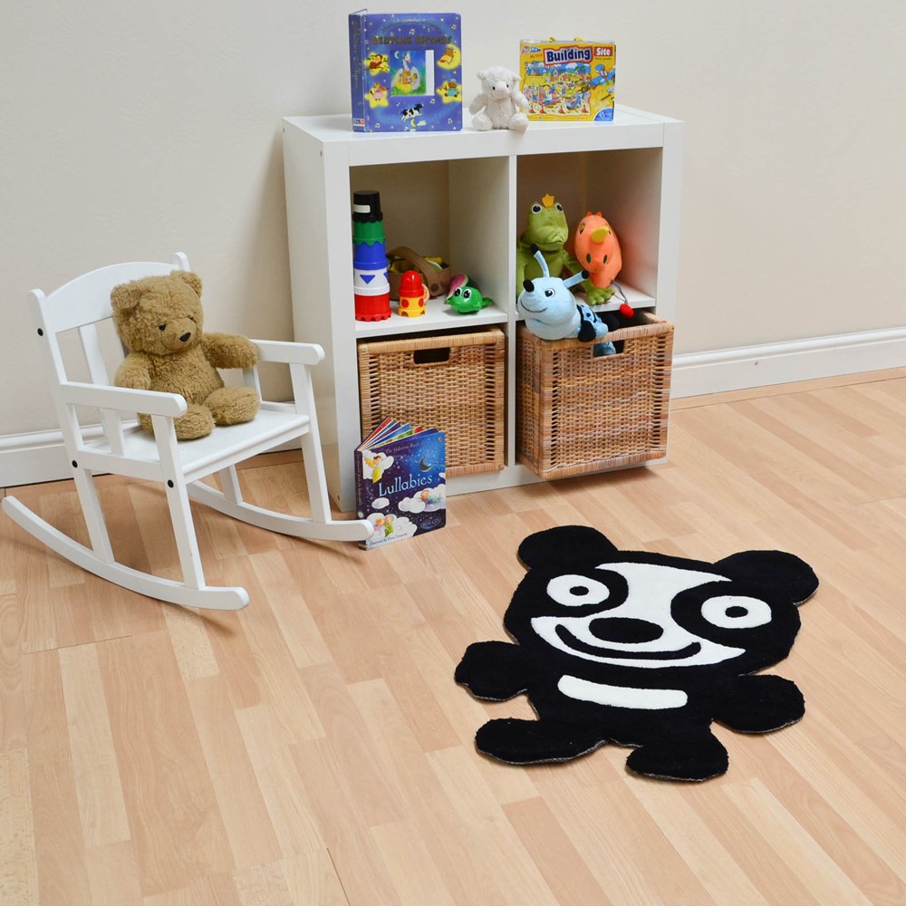 Panda Rugs in Black