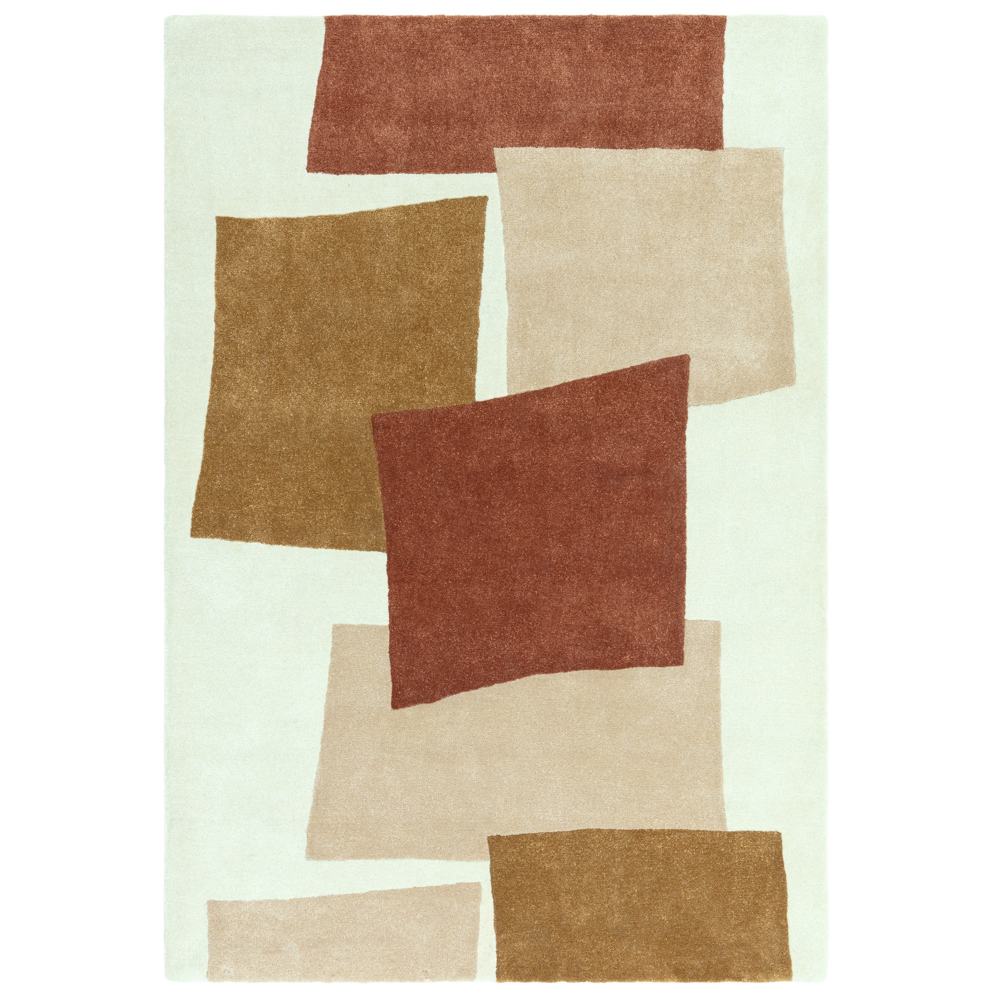 Romy Papercut 13 Geometric Modern Rugs In Red