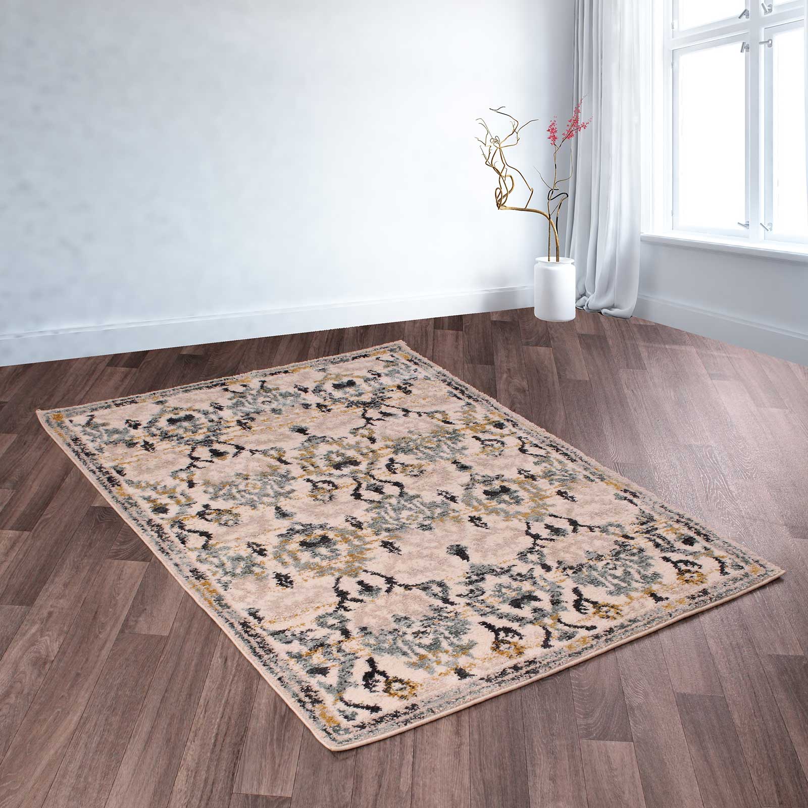 Parisian Rugs 5208A In Grey Buy Online From The Rug Seller Uk