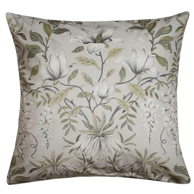 Parterre Floral Cushion by Laura Ashley in Sage Green buy online from ...