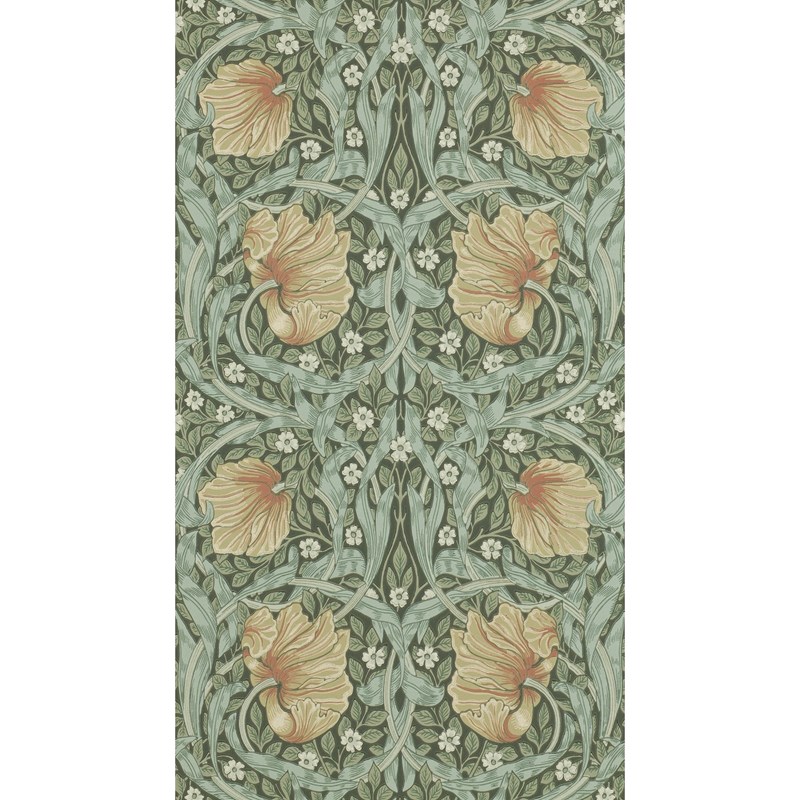 Pimpernel Wallpaper 210388 by Morris & Co in Bayleaf Manilla buy online ...