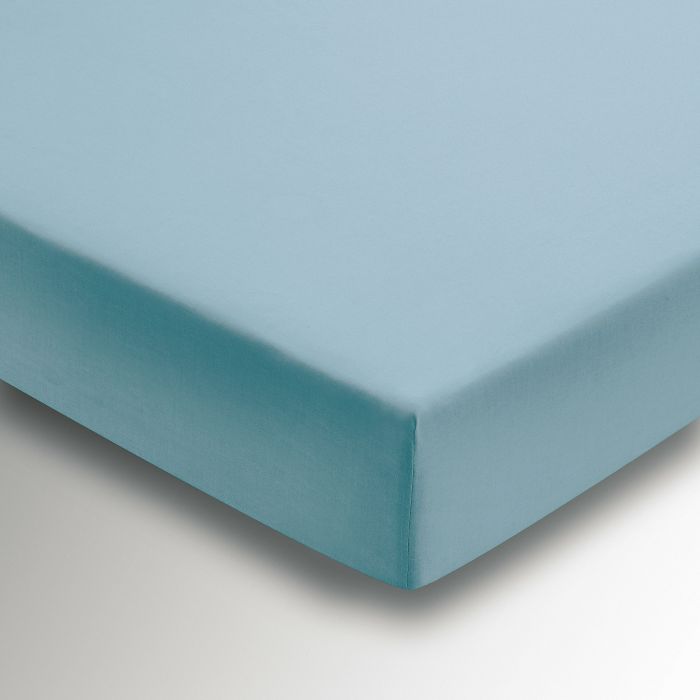 Plain Dye Fitted Sheet by Helena Springfield in Duck Egg Blue buy ...