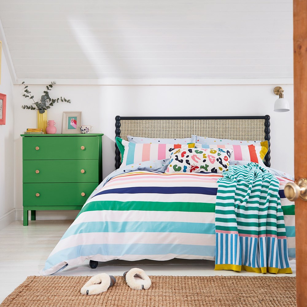 Hallaton Floral Cotton Bedding by Joules in Multi buy online from