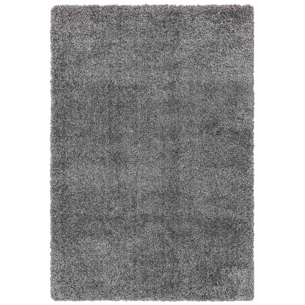 Ritchie Soft Plain Shaggy Rugs in Grey