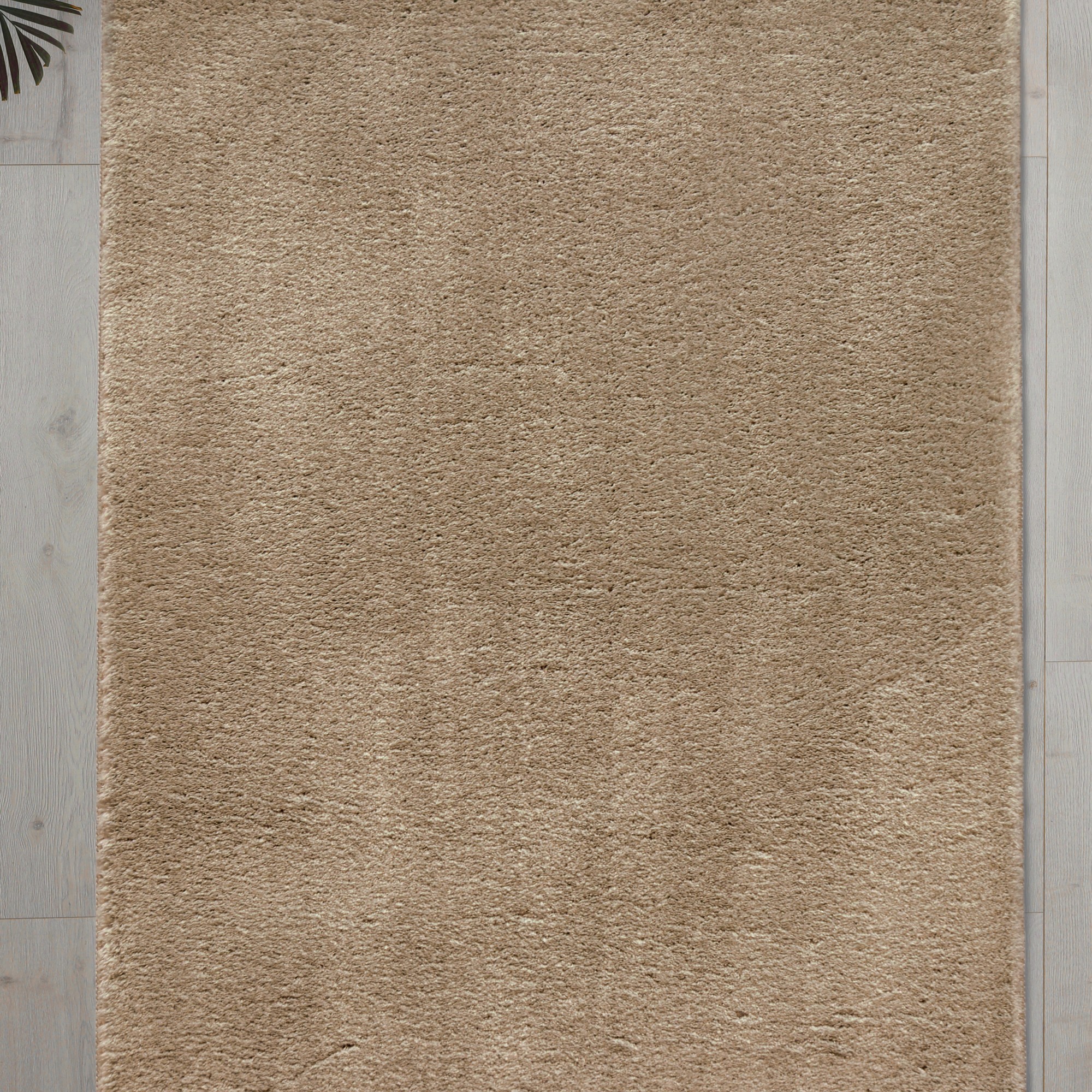 Royale Modern Plain Washable Rugs In Oatmeal Beige