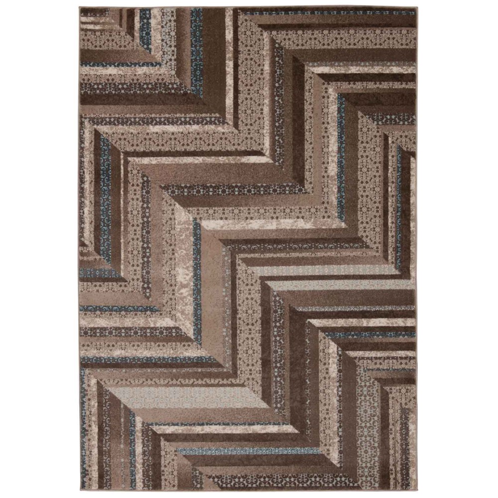 Soho Rug SOH01 in Mocha Blue