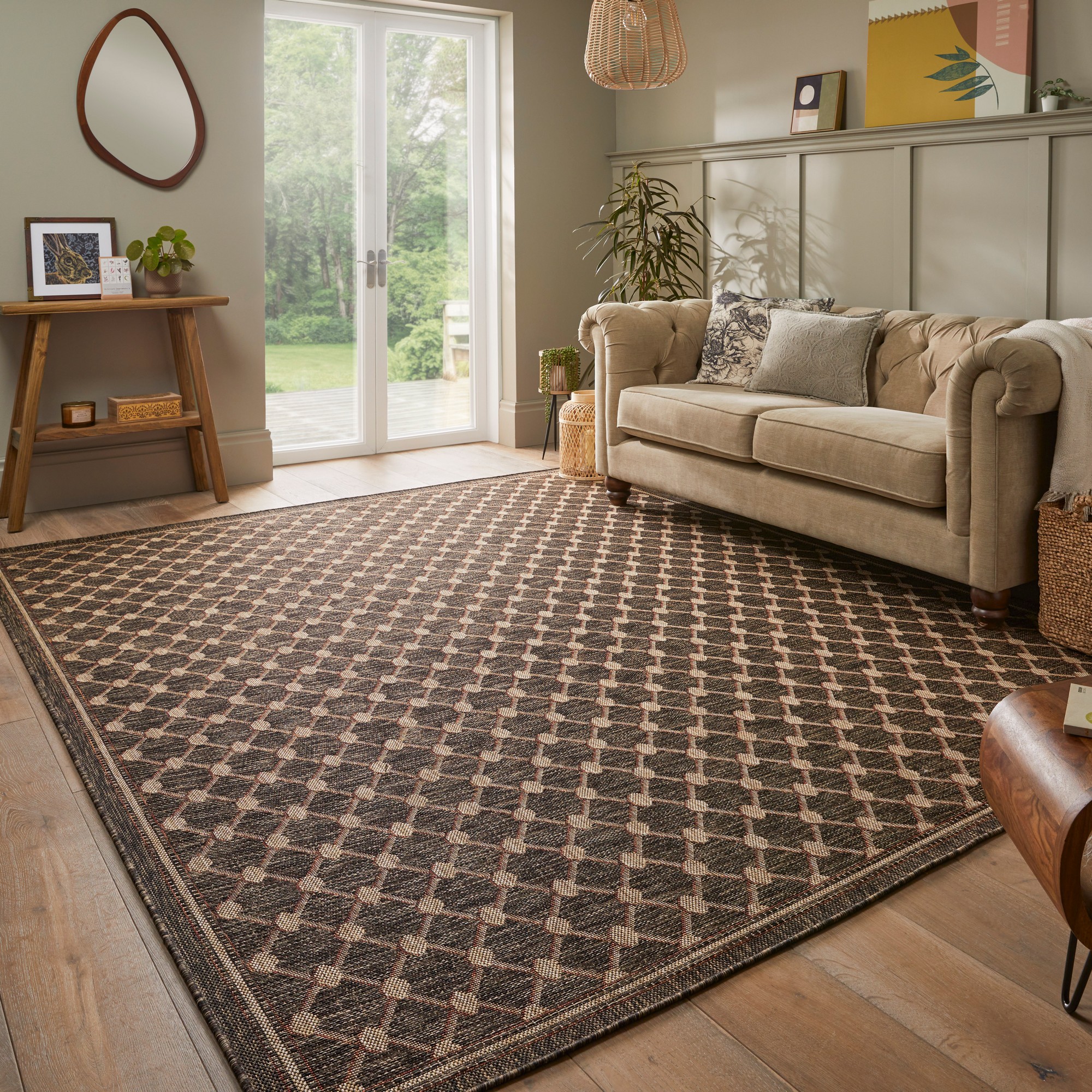 Sumac Sum105 Indoor Outdoor Rugs By Concept Looms In Brown