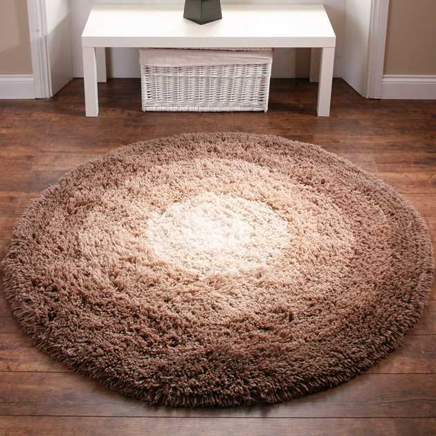 SHADOW RUGS IN BROWN - WASHABLE SHAGGY - Free UK Delivery - The Rug Seller