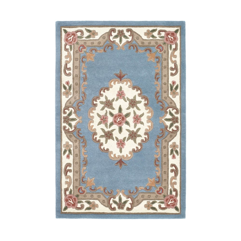 Shensi Traditional Wool Rugs in Blue