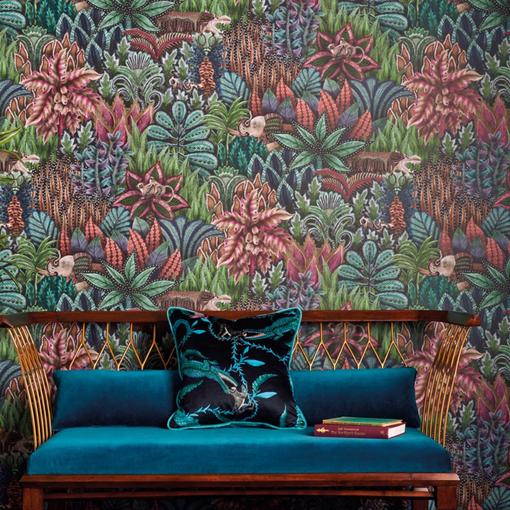 Singita Wallpaper 7035 by Cole & Son in Viridian Multi buy online from ...