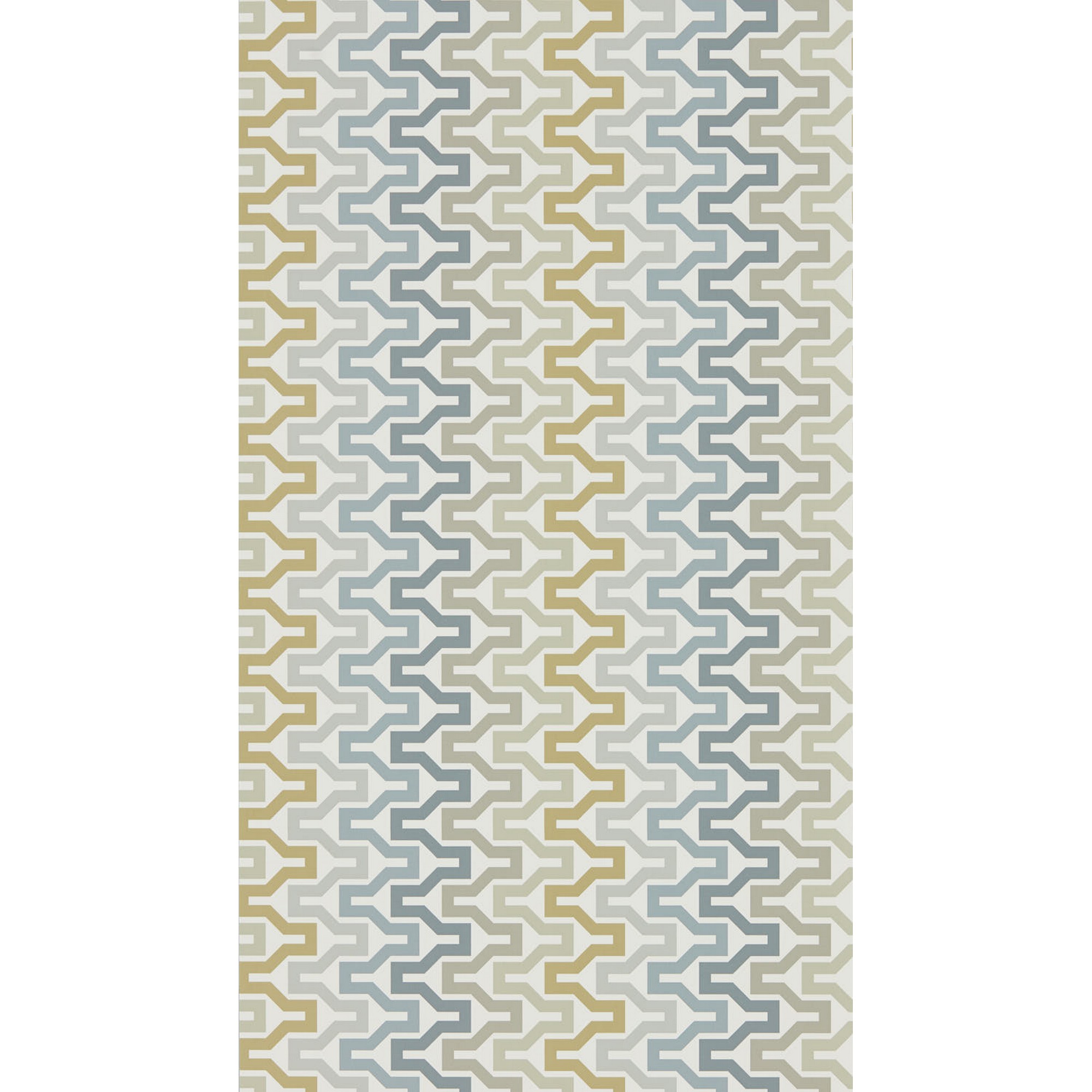 Monkey Walk Ochre Wallpaper Yellow