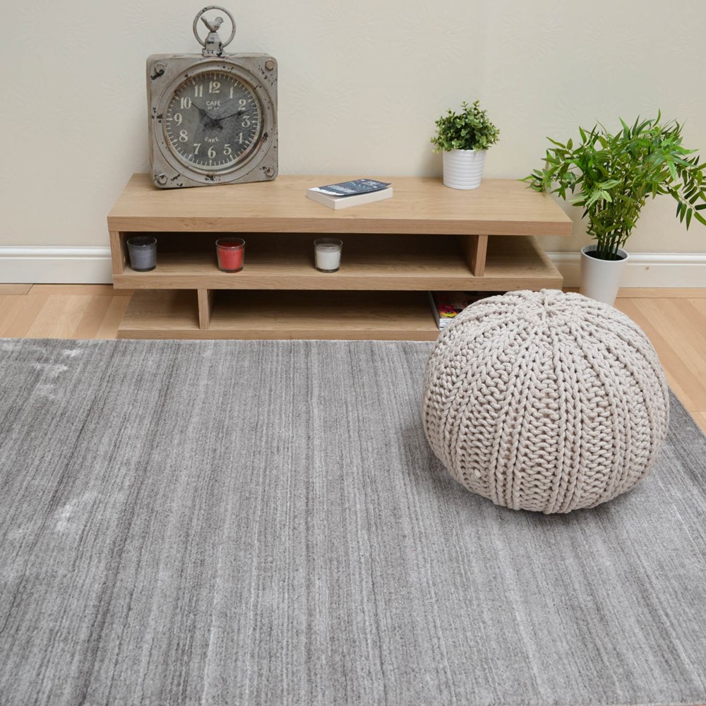 Skyler Rugs in Nickel