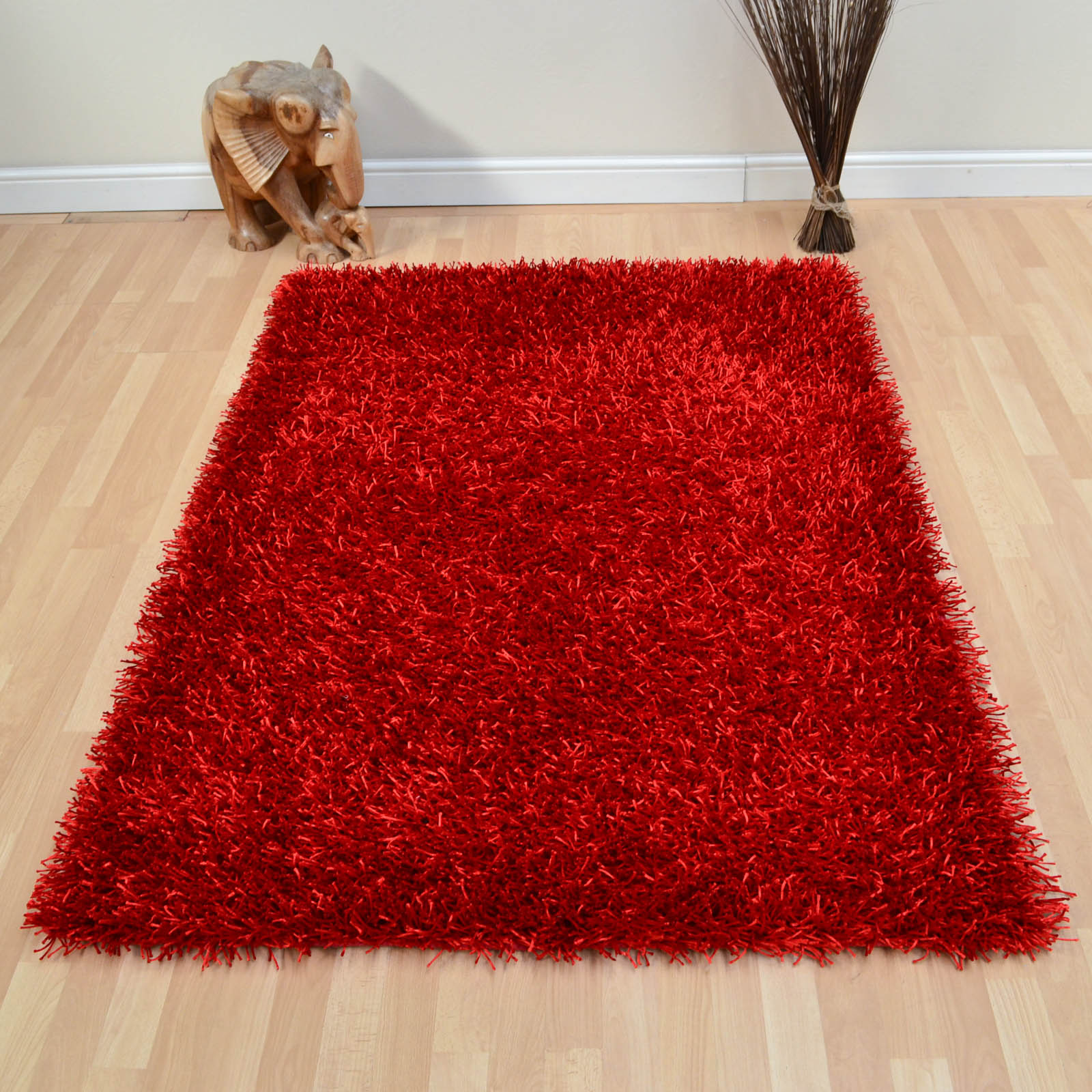 SPARKLE RUGS IN RUBY RED - Free UK Delivery - The Rug Seller