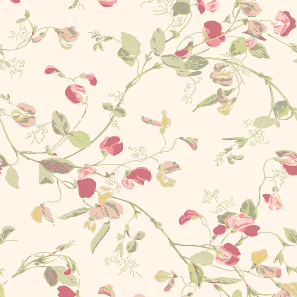 Sweet Pea Wallpaper 100 6028 by Cole & Son in Pink buy online from the ...