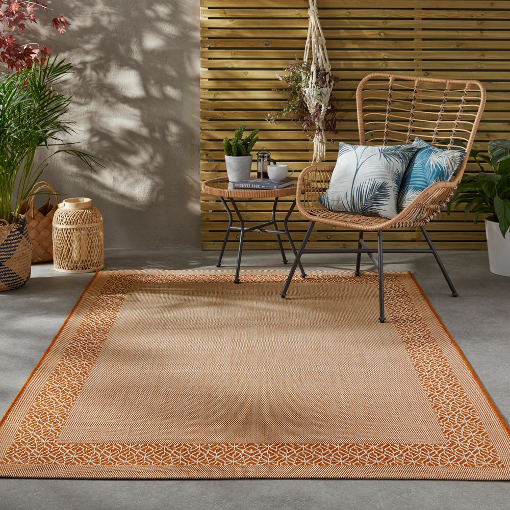 Concept Looms Terrazzo TRZ01 Indoor Outdoor Rugs in Orange