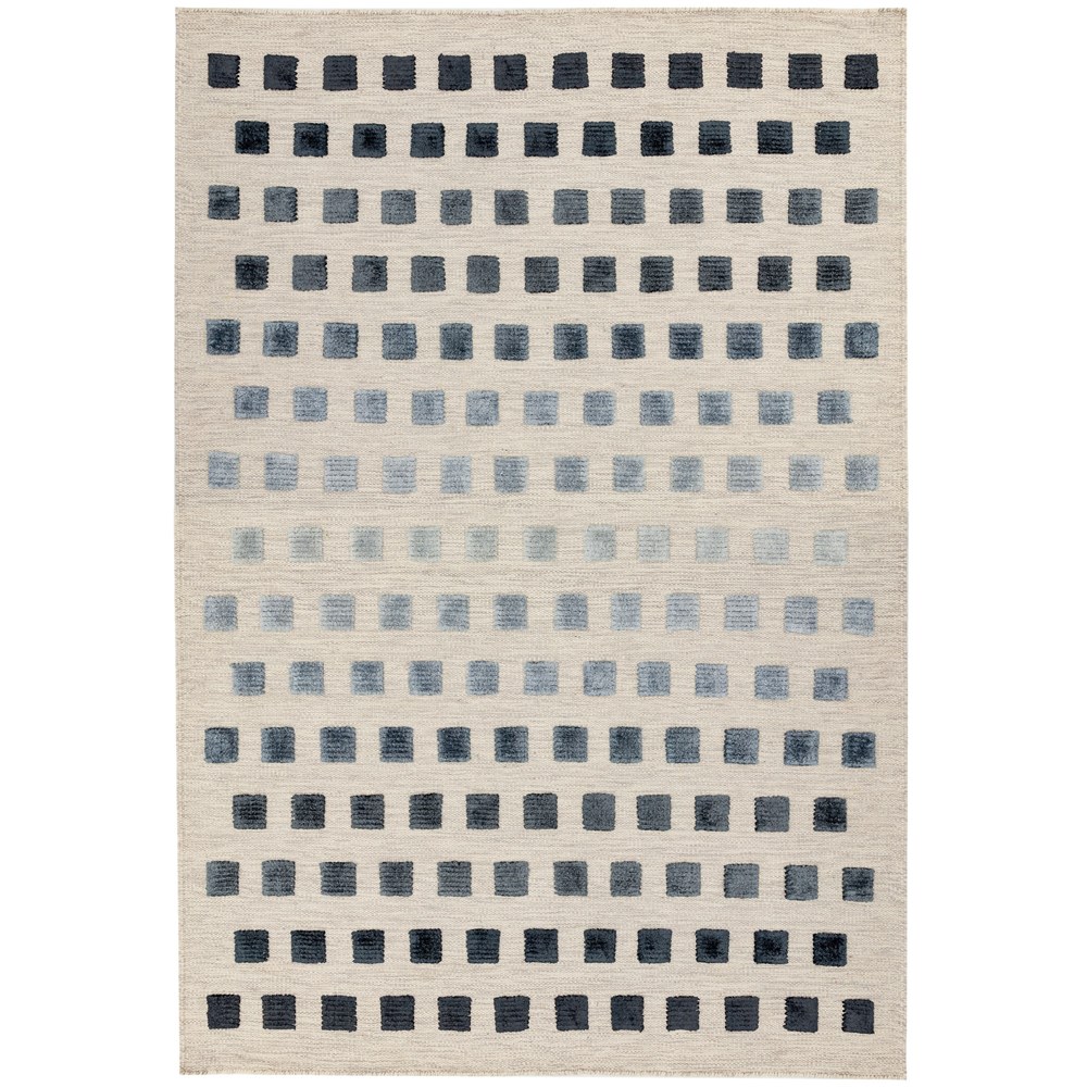 Theo Squares Rugs in Silvery