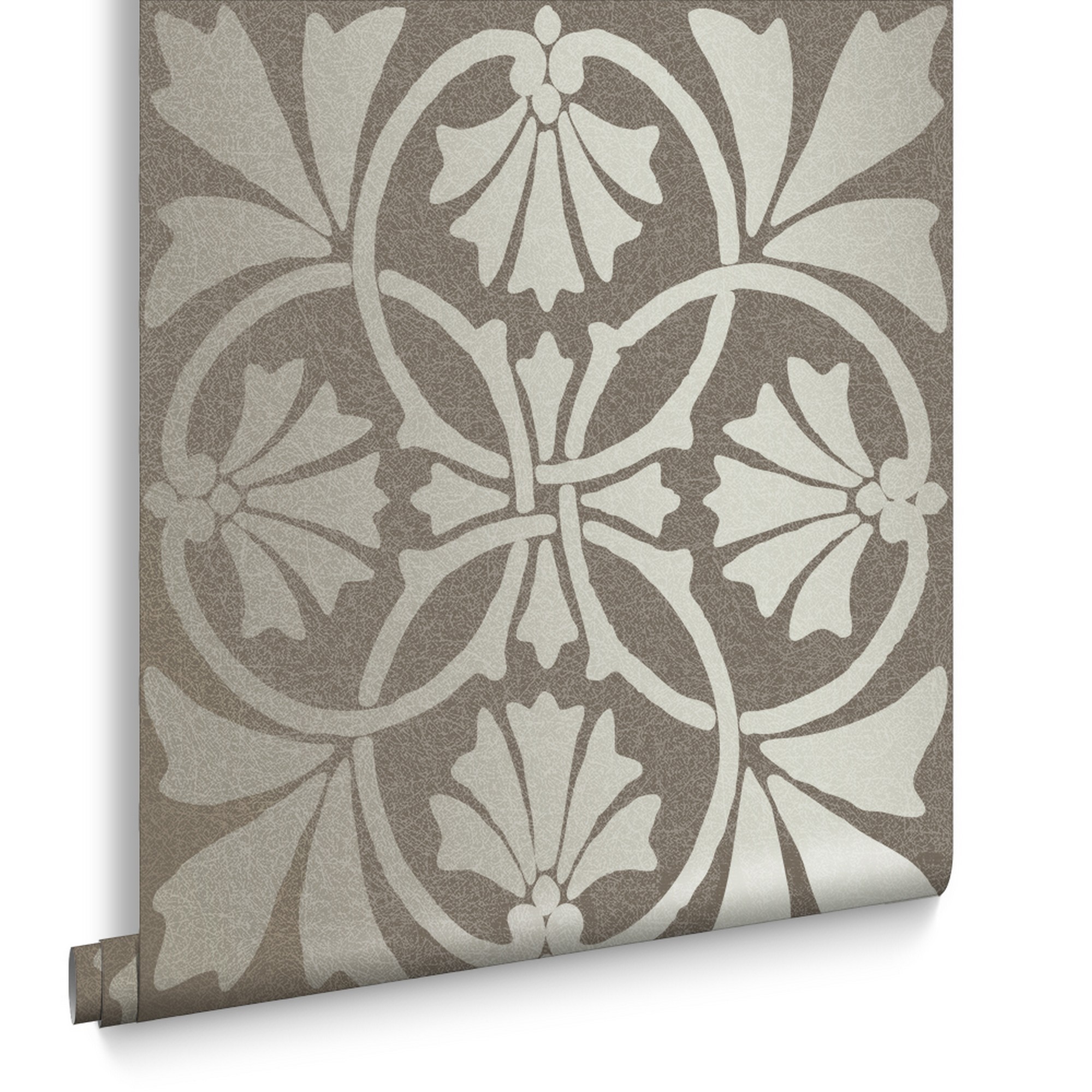 Graham & Brown Clarissa Hulse Gypsophila Mocha and Silver Grey Removable  Wallpaper Sample 12036994 - The Home Depot