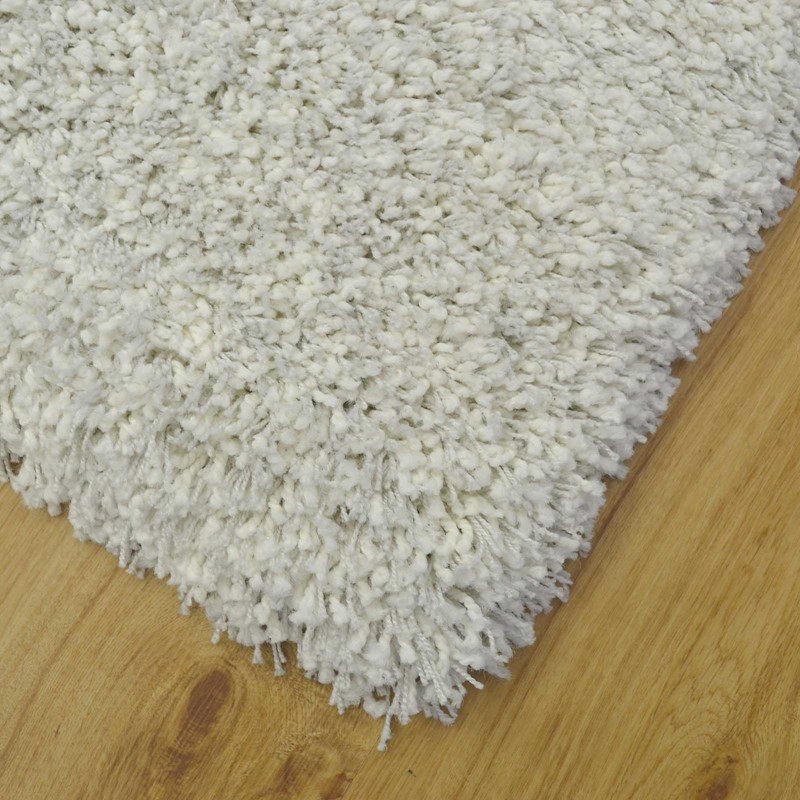 Twilight Shaggy Rugs 39001 6600 in Snow White buy online from the rug ...