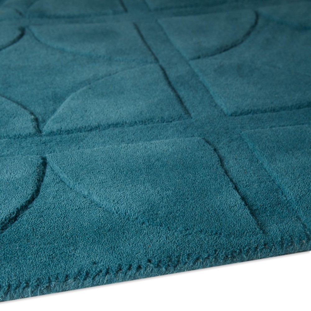 Universal rugs uni05 in teal buy online from the rug seller uk