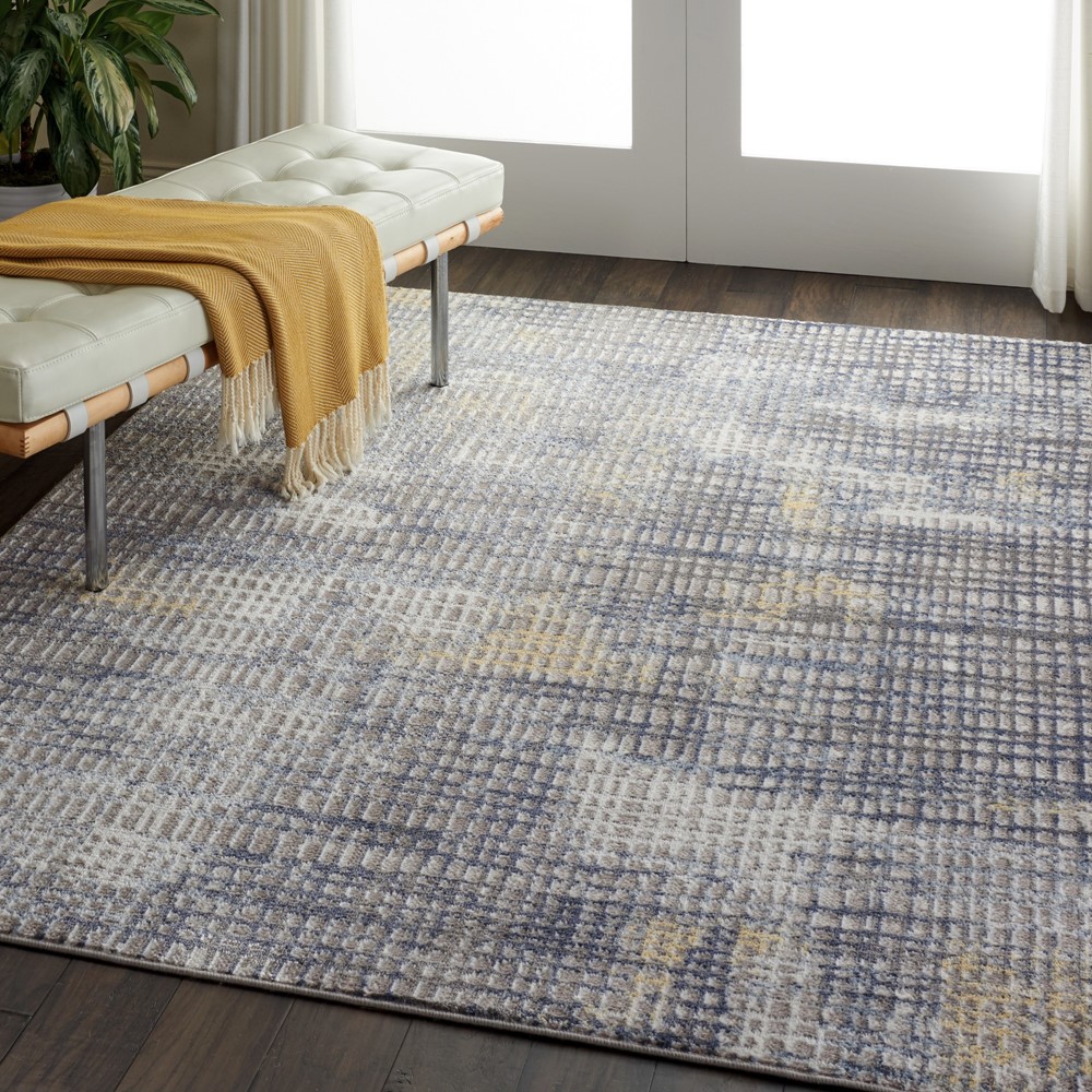 Urban Decor Rugs URD06 by Nourison in Grey and Ivory