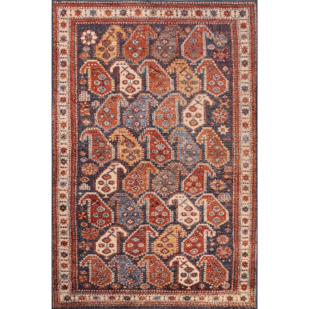 Orient rugs in 2537 Navy by URCO buy online from the rug seller uk