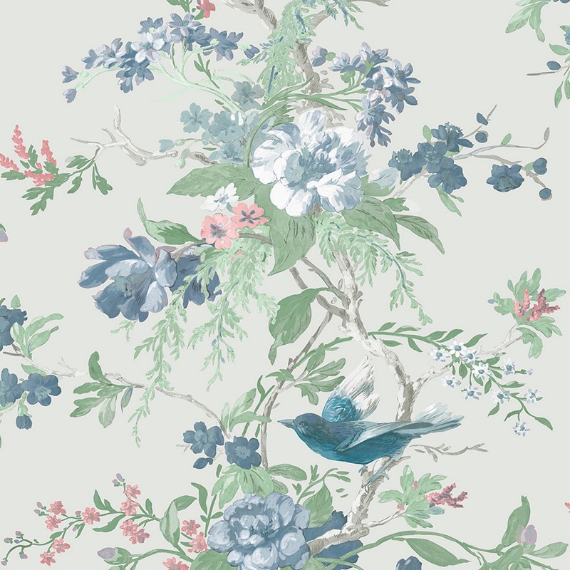 Venetian Floral Wallpaper 107877 by Graham & Brown in Stone Grey buy ...