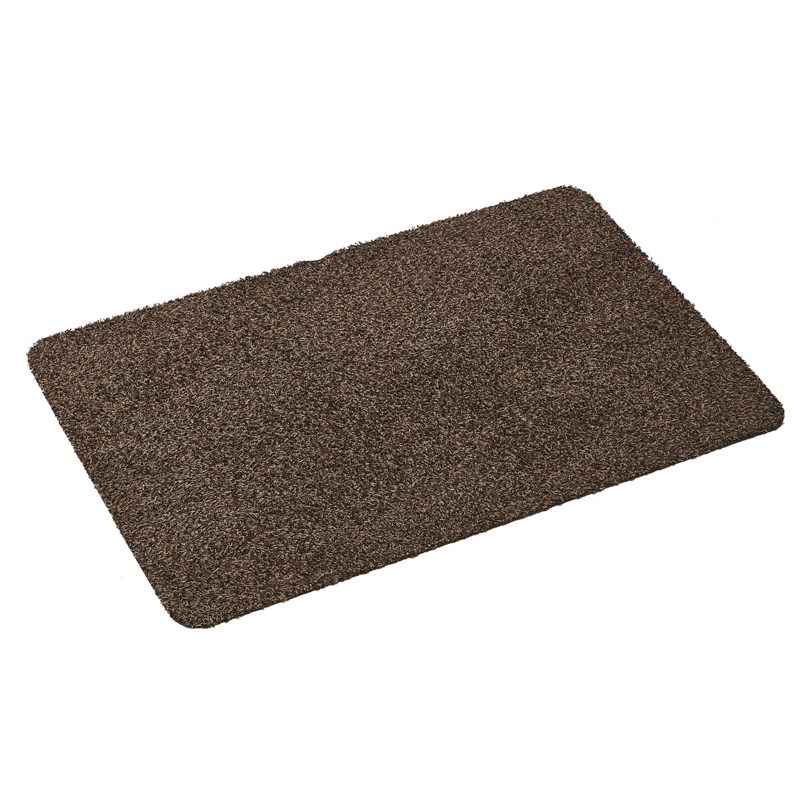 Washable Cotton-Rich Doormat in Brown buy online from the rug seller uk